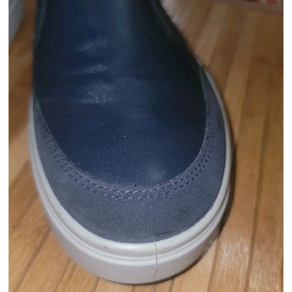 Men's Slip-On Leather Sneaker ECCO Collin 2.0 DANISH Design Navy Blue EU 43, 10